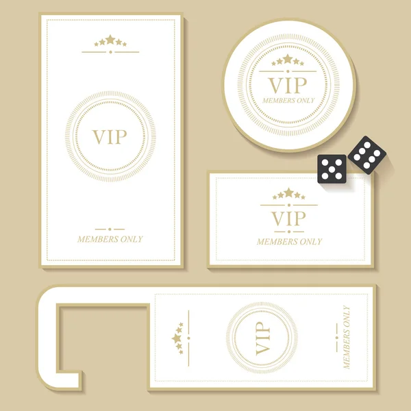Luxurious club membership only white casino — Stock Illustration Luxurious club membership only white casino Stock Illustration