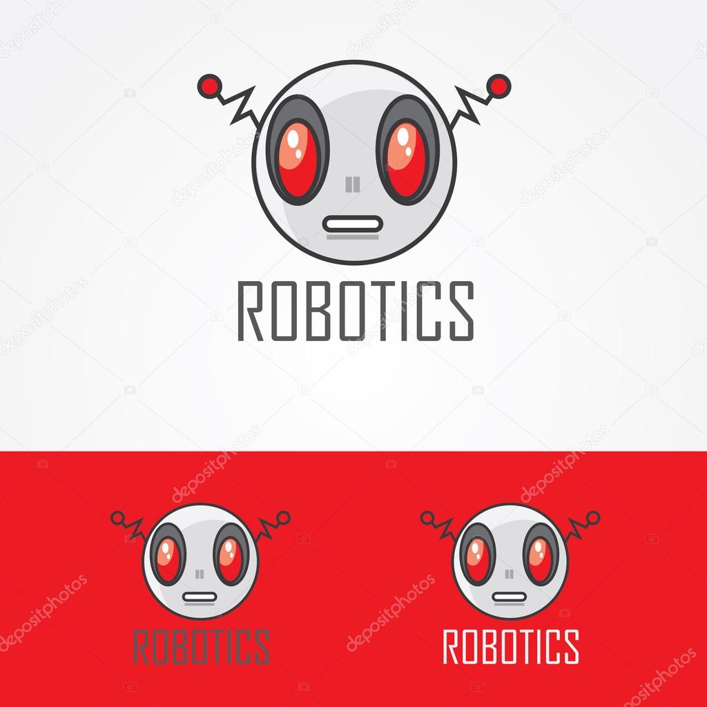 Robotics logo design element