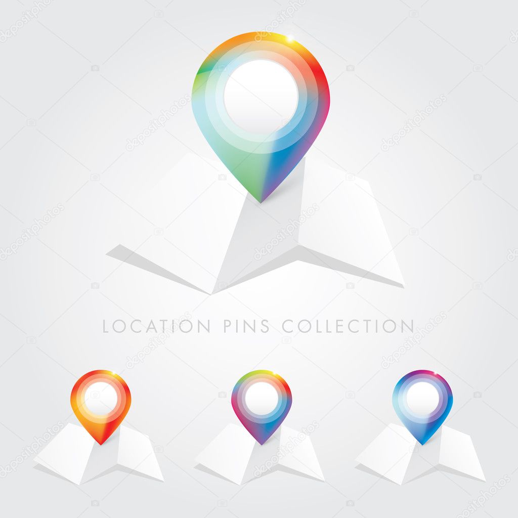 Location map pointer icon