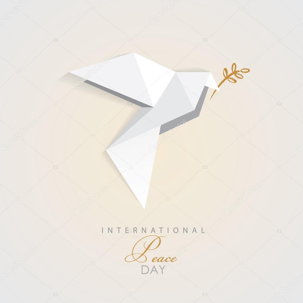 Peace day dove