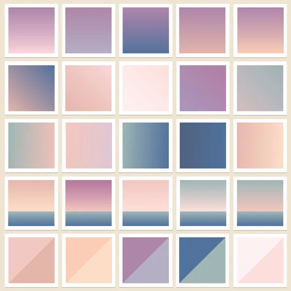 Subtle image background color pallets — Stock Vector