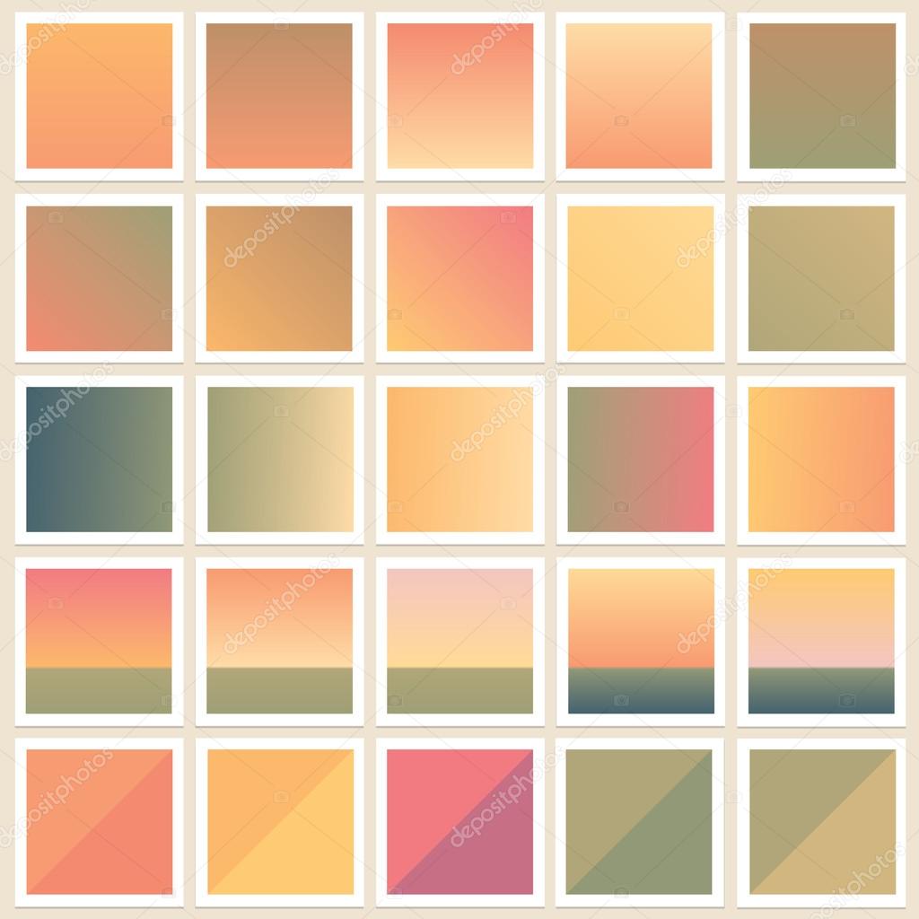 Subtle image background color pallets