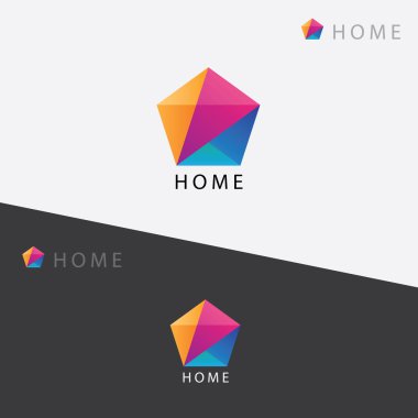 geometrik çokgen logosu
