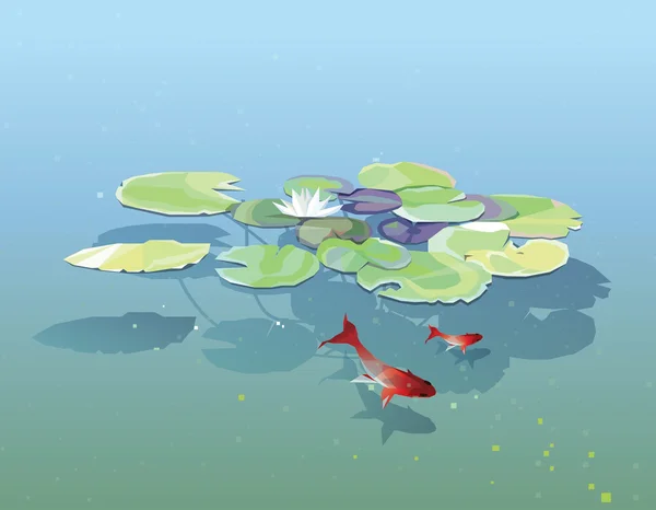 Lily Pads Vector Art Stock Images Depositphotos