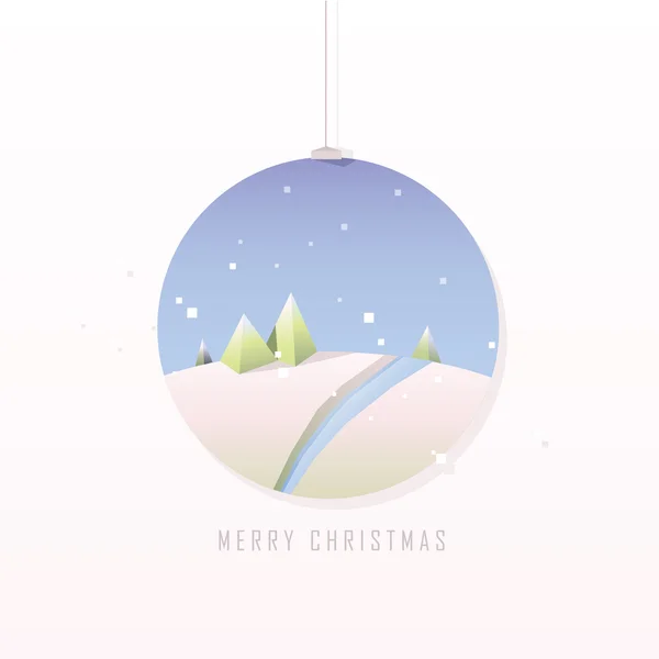 Feliz cartão de Natal —  Vetores de Stock