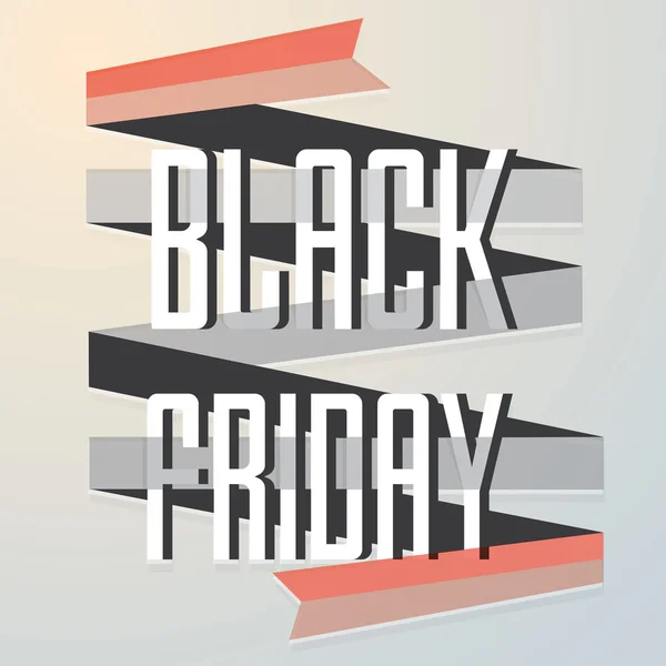 Black Friday shopping banner — Stock Vector