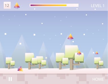 Oyun kullanıcı arabirimi sorunsuz düzeyini