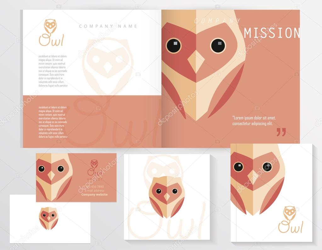 Owl logo elements