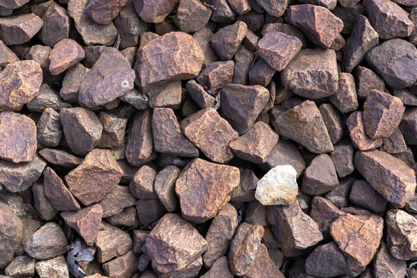 granite stone chips with a railway track color. Great industrial style background view