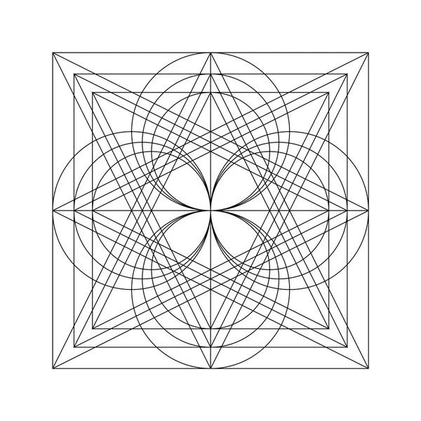 Векторный геометрический фон . — стоковый вектор