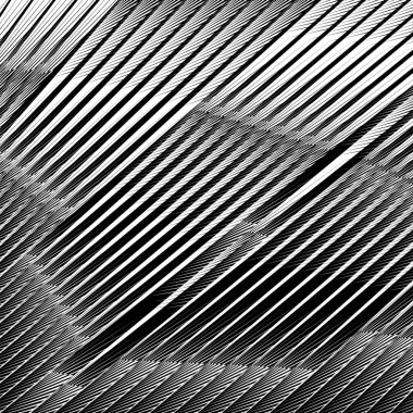 Soyut yarım ton çizgileri metalik etki arka planı, geometrik dinamik desen, vektör modern tasarım dokusu.
