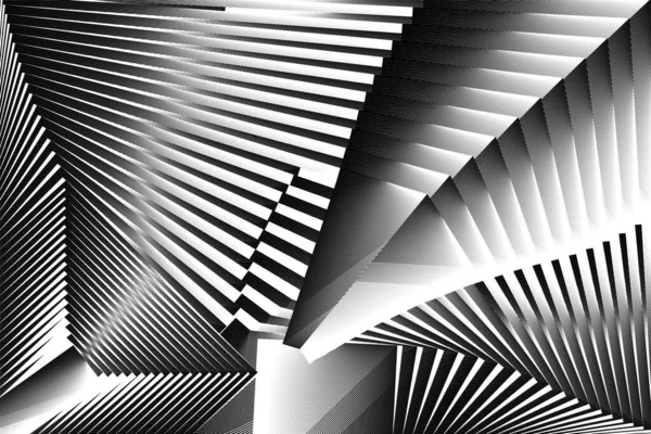 Abstrakt Halvton Linjer Bakgrund Geometriskt Dynamiskt Mönster Vektor Modern Design — Stock vektor