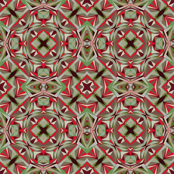 Patrón Geométrico Sin Costura Ornamento Fondo Colorido Abstracto Formas Pequeñas — Vector de stock