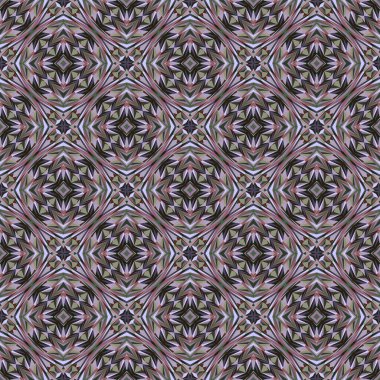 Geometrik dikişsiz desen, soyut renkli arkaplan, küçük şekilli moda baskısı, tekstil, kumaş, duvar kağıdı, ambalaj kağıdı için vektör dokusu.