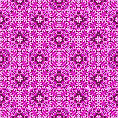 Geometrik dikişsiz desen, soyut pembe arkaplan, moda baskısı, tekstil, kumaş, ambalaj kağıdı, dekorasyon için vektör dokusu.