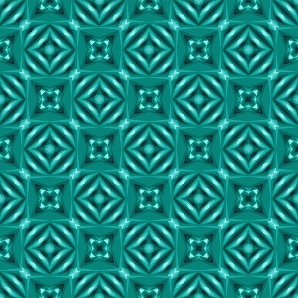 Tidewater Green Color Trendy Background Геометрический Бесшовный Узор Векторная Современная — стоковый вектор