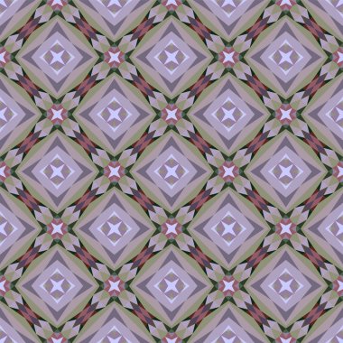 Geometrik dikişsiz desen, süs, soyut renkli arkaplan, vektör modern tasarım dokusu.