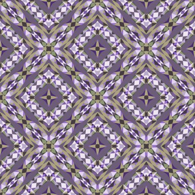 Geometrik dikişsiz desen, soyut renkli arkaplan, moda baskısı küçük şekiller, tekstil, kumaş, dekorasyon için vektör dokusu.