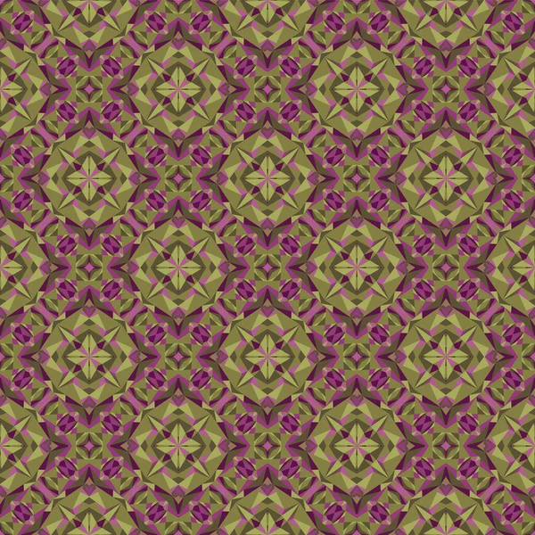 Геометрический Бесшовный Узор Цветной Цветочный Фон Трикотаж Модные Принты Небольших — стоковый вектор