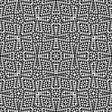 Geometrik dikişsiz kalıp, soyut arkaplan, vektör dokusu.