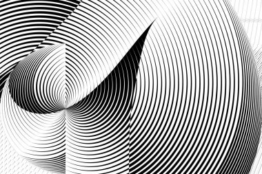 Soyut yarım ton çizgileri arka plan, geometrik dinamik desen, vektör modern tasarım dokusu.