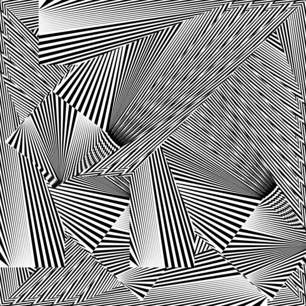 Геометричний Динамічний Візерунок Фон Напівтонових Ліній Векторна Сучасна Текстура Дизайну — стоковий вектор
