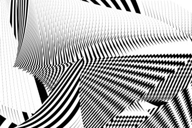 Geometrik dinamik desen, soyut yarım ton çizgileri arka plan, vektör modern tasarım dokusu.