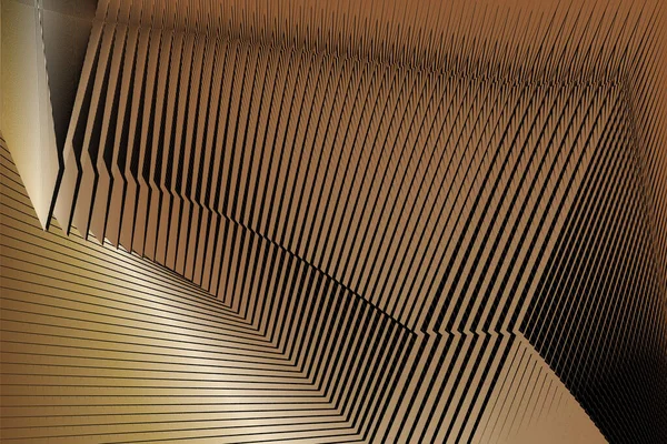Gold Metallischen Effekt Hintergrund Dynamisches Muster Vektor Modernes Design Textur — Stockvektor