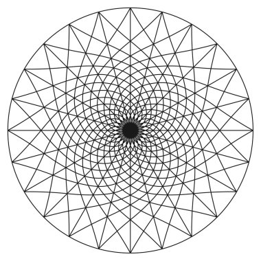 arka plan ile mandala süsleme.