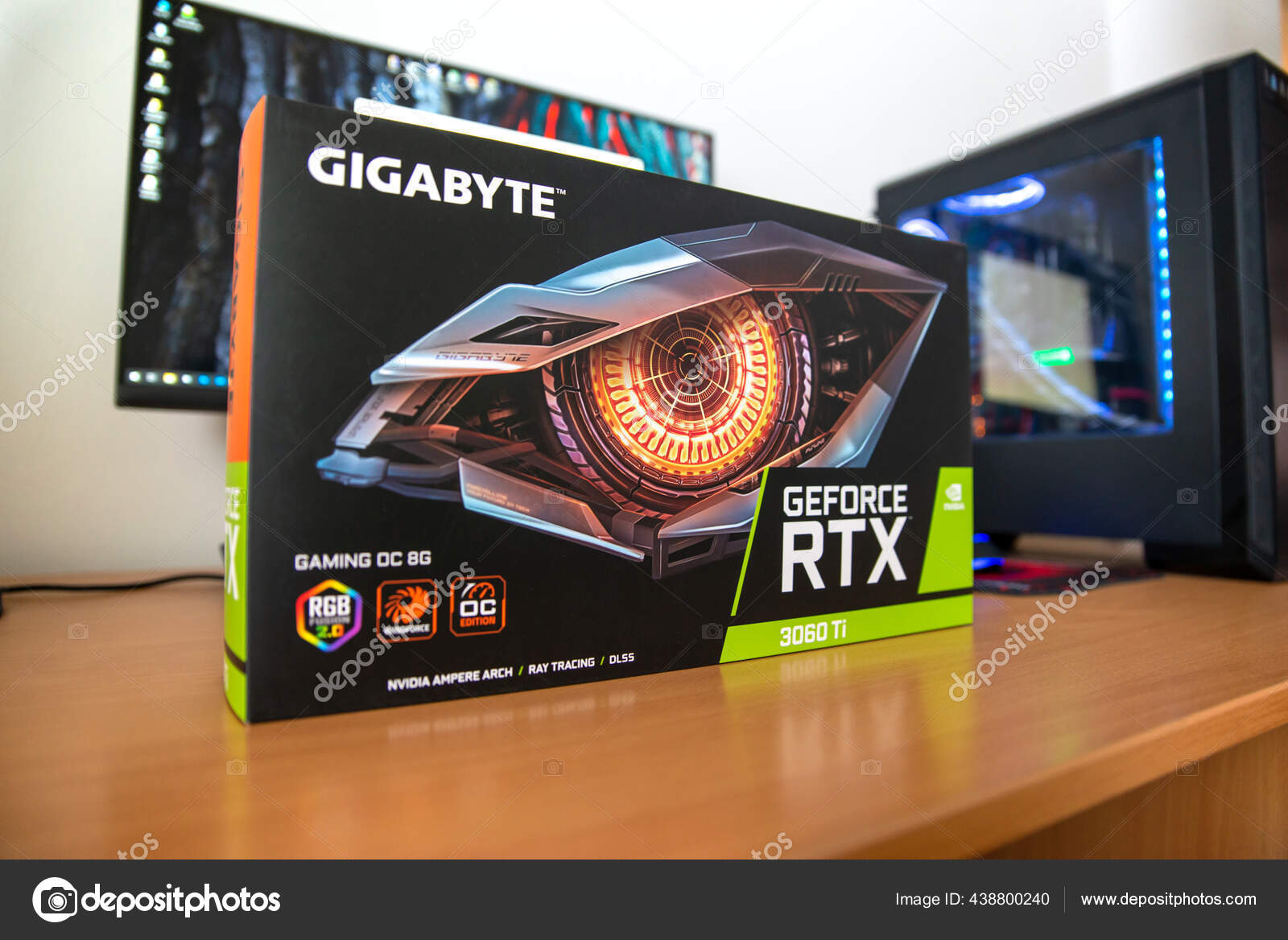 Sarajevo Bosnia Herzegovina December 2020 Gigabyte Geforce Ampere
