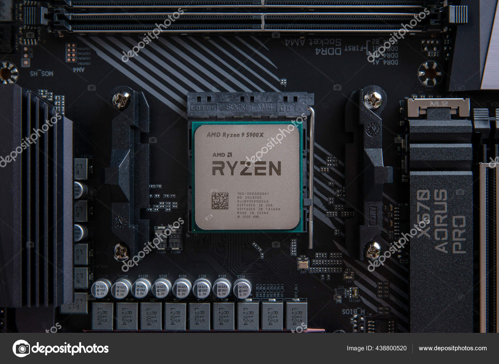 Amd Prozessor Ryzen #438800520 — Sarajevo Dezember Und Stockfoto Redaktionelles Bosnien © 5900X 2020 vlado85 Herzegowina