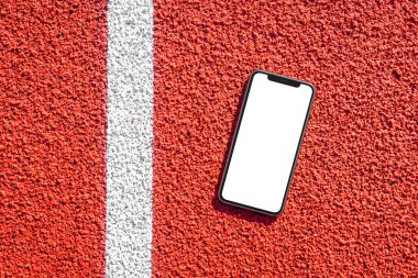 Çalışan pistte telefon modeliName