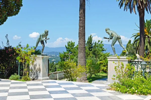 bronze runners on achillion terrace