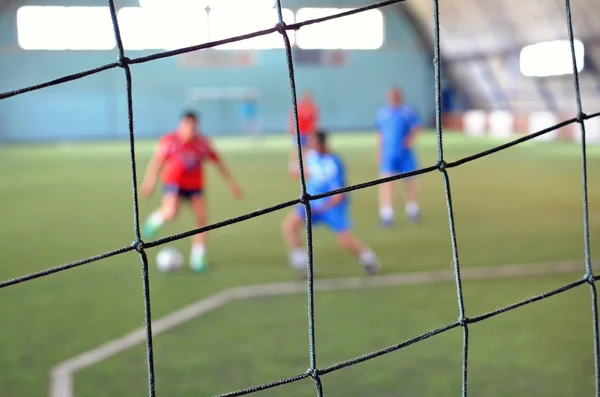 Futsal amateurs game — Stock Photo, Image