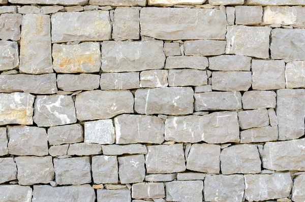 Gray stone square shape facade texture Stock Photo