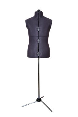 Beyaz arka plan üzerinde izole kukla, manken