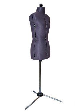 Beyaz arka plan üzerinde izole kukla, manken