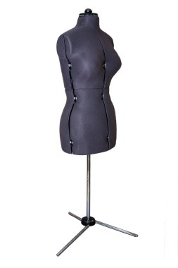 Beyaz arka plan üzerinde izole kukla, manken