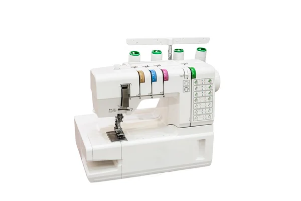 Automatic sewing machine isolated — Stock Photo, Image