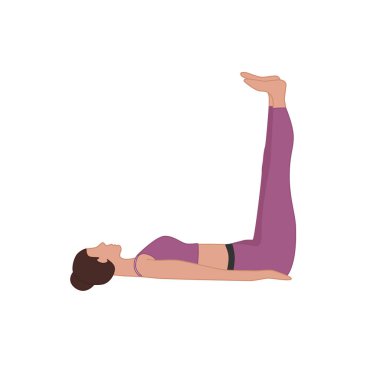 Kadın kafasını ve bacaklarını nefes alırken kaldırır ve nefes verirken indirir.. 