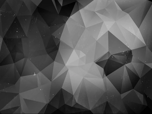 Black&White Polygon Background — Stock Photo, Image