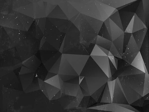 Black&White Polygon Background — Stock Photo, Image