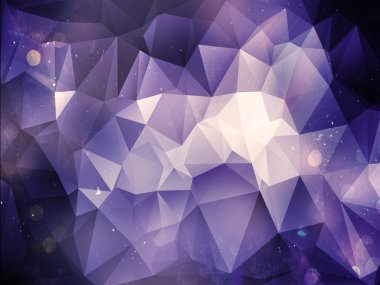 Menekşe çokgen arka plan