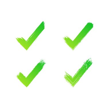 Kontrol listesi logo tasarım şablonu vektörü