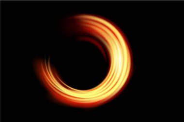 metin ve ileti tasarımı için izole edilmiş arkaplan ışığı eğrisi parlama etkisi