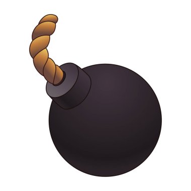 Çizgi film bombası tasviri.