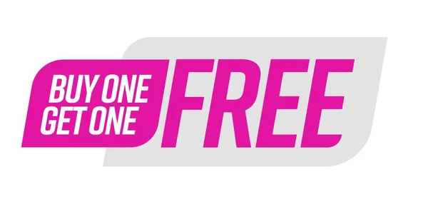 Acheter un get one free bogo template voucher or coupon set — Image vectorielle