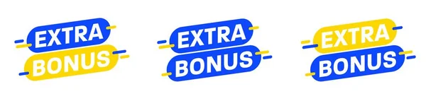 Extra Bonus Aufkleber Banner Design-Element — Stockvektor