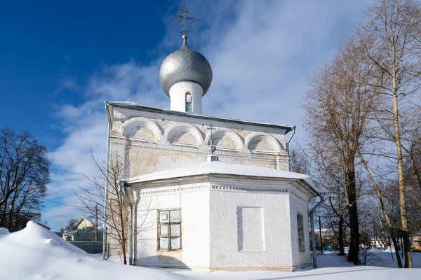 Church of Elijah the Prophet in Vologda on a sunny winter day, Russia