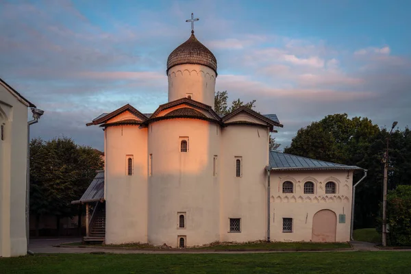 Kilátás Myrrh Hordozó Nők Templomára Kora Reggel Veliky Novgorod Novgorod — Stock Fotó